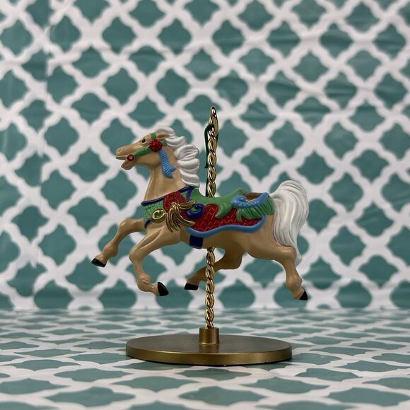 Hallmark Carousel Horse series Christmas Ornament Star And Ginger‎  2/4 1989 - Picture 9 of 16